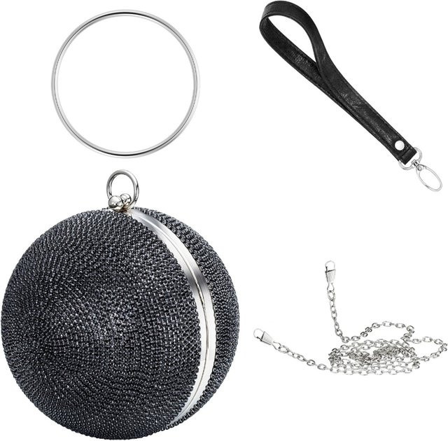 Julie Julsen Handbag Metall, Zirkonia, schwarz, Damen - Bild 1