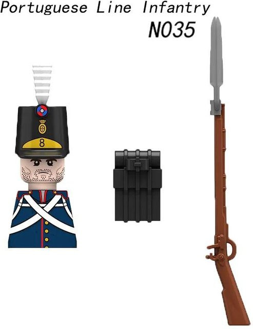 Mittelalterliche Napoleonic War Soldaten Figuren, Britische Französische Füsiliere, ab 14 Jahre - Bild 1