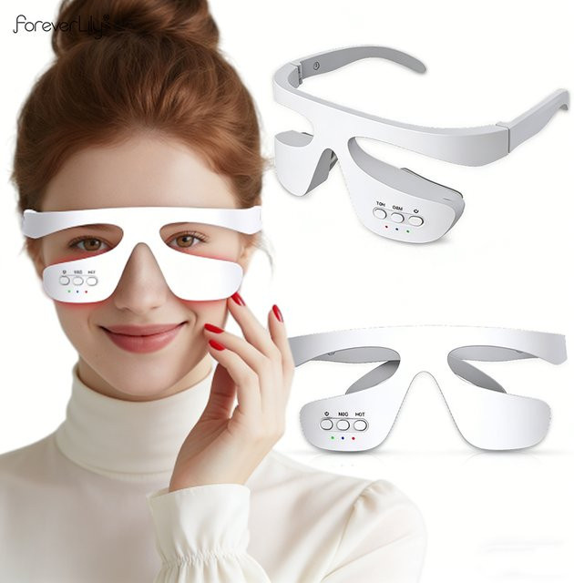 foreverlily Augenmassagegerät 3D Rotlicht, Unisex - Bild 1