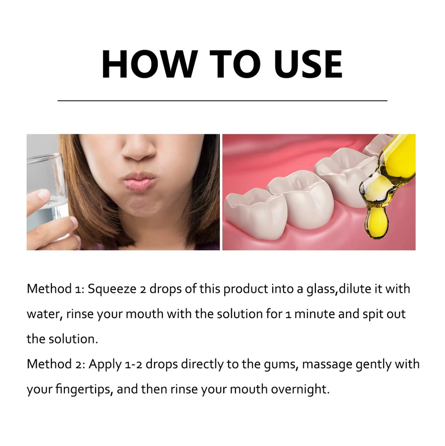 Oralhoe Zahnfleisch-Reparaturserum, Zahnreinigungstropfen - Bild 4