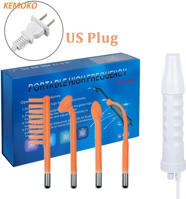 Binchi Health Electronics Hochfrequenz-Elektrode, 4 Glasröhren, Gesicht, Unisex - Bild 1