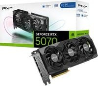 PNY GeForce RTX 5070 OC Grafikkarte in Schwarz mit DisplayPort und HDMI - Bild 1