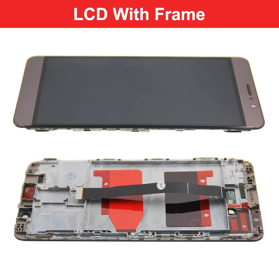 Q-PASS LCD Display mit Rahmen und Touchscreen Digitizer für Huawei Mate 9, 5,9 Zoll IPS, Farbe: Schwarz, kompatibel mit MHA-L29, MHA-L09, MHA-AL00 - Bild 4