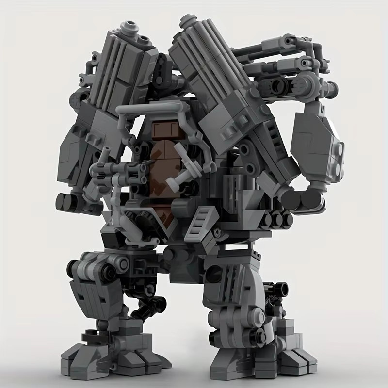 MOC Black Robot APU Classic Movie, Bausteine Montagemodell, Weltraum - Bild 4