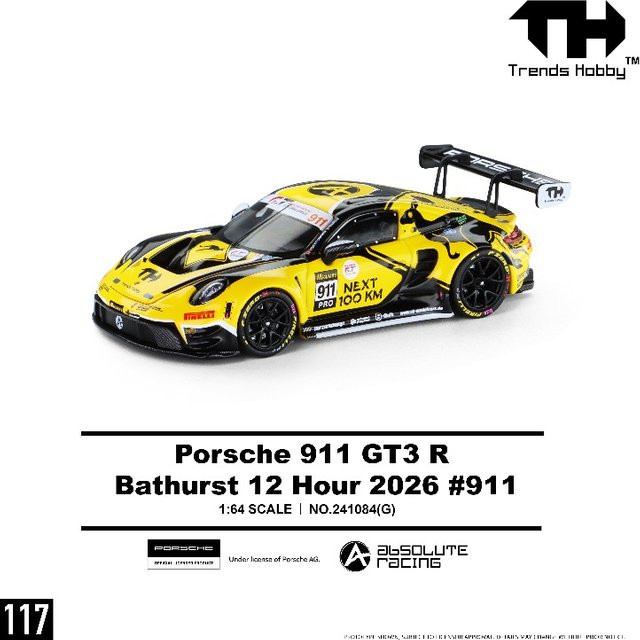 TSM MODEL Porsche 911 GT3 R Bathurst 12 Hours 2026, Automodell, 1:64 - Bild 1