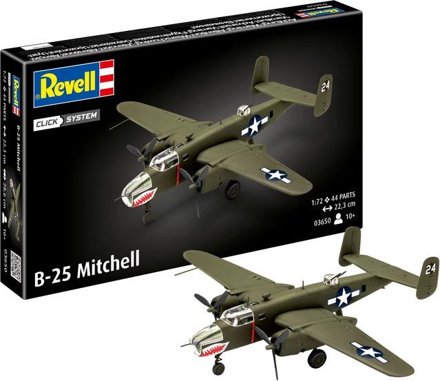 Revell B-25 Mitchell Click-System Bomber Grau - Bild 1