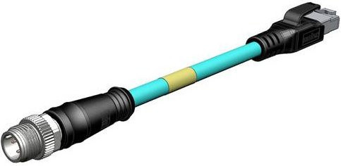 Molex 1201088450 Sensor-Aktor-Steckverbinder konfektioniert in Petrol und Multicolour - Bild 1