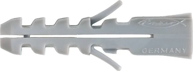 Fischer Spreizdübel S 12 GK aus Nylon in Grau für Beton, 6 Stück - Bild 2