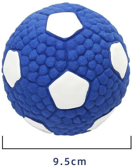 Var Vogue Hundespielzeug, Fußbälle aus Naturlatex, weich, hüpfend - Bild 1
