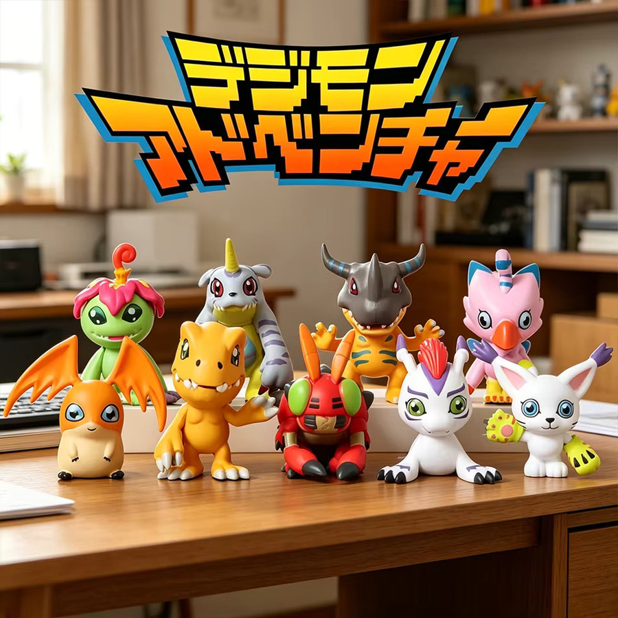 Bandai Digimon Adventure Anime-Figur, PVC-Modell, 9-teiliges Set - Bild 6