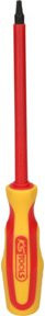 KS Tools ERGOTORQUE VDE Innenvierkant-Schraubendreher Größe 3 in Rot aus Stahl, Länge: 265 mm - Bild 1