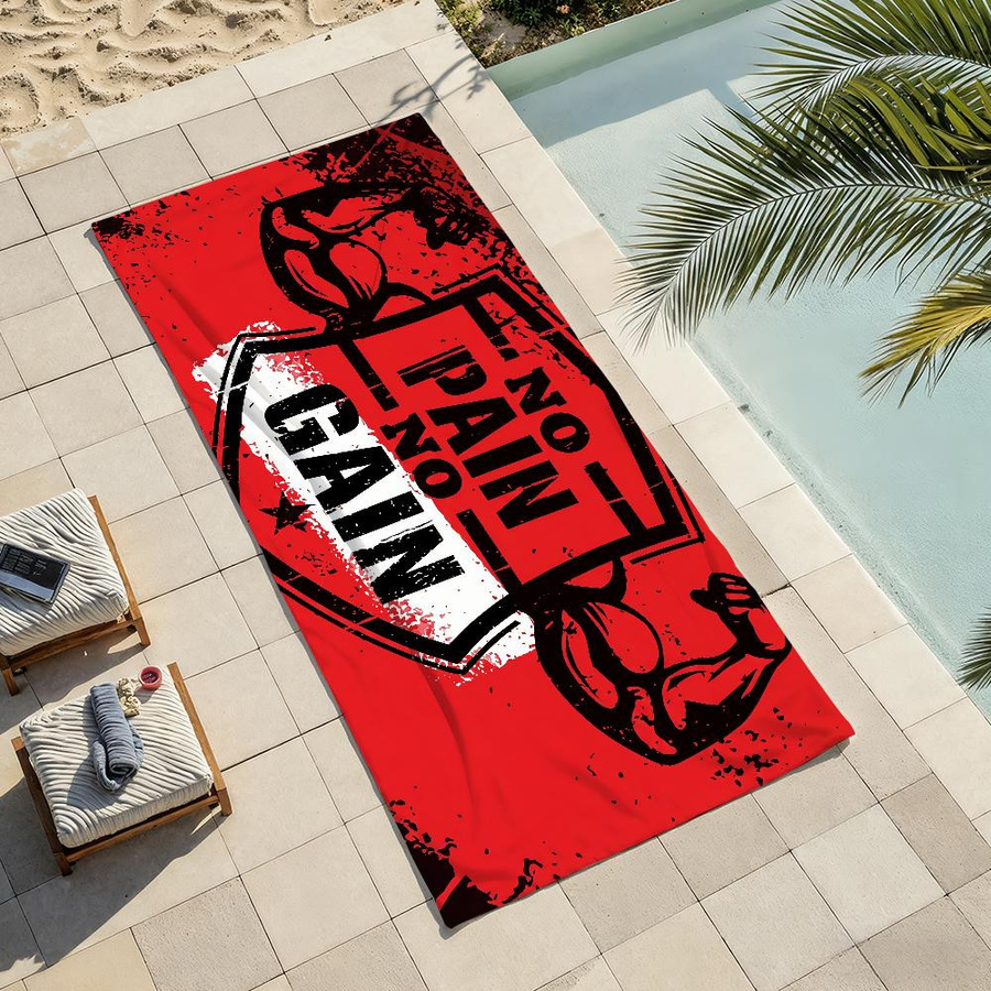 Schnelltrocknendes Handtuch in Weiß für Dusche, Sauna, Reise und Fitnessstudio, Breite: 30 cm, Höhe: 60 cm - Bild 5