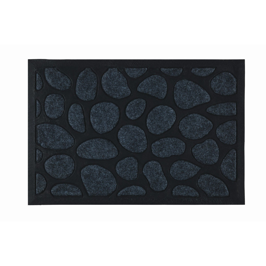 Mömax Fußmatte Stone in Schwarz und Grau, rutschfest und schmutzabweisend, B/T: 40 x 60 cm - Bild 2