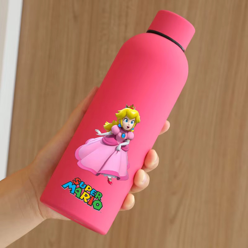 JAKKS Isolierflasche aus Edelstahl mit Doppelwand-Vakuumisolierung in Pink und Multicolour mit Schraubverschluss - Bild 2