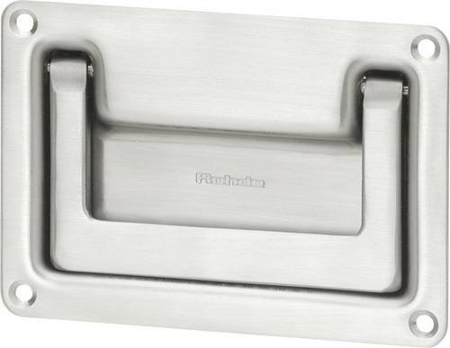 Rohde Klappgriff Edelstahl Silber poliert L 132 mm, B 93 mm, H 13,5 mm - Bild 1