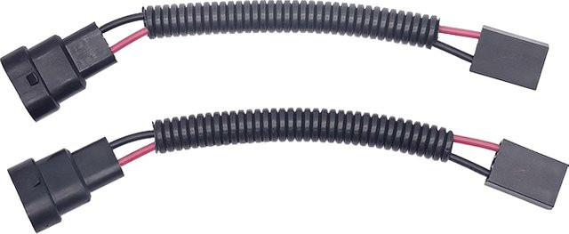 HB3 HB4 9005 9006 auf H7 Adapter Kabelbaum Umwandlungssatz für Scheinwerfer und Nebelscheinwerfer in Schwarz - Bild 1