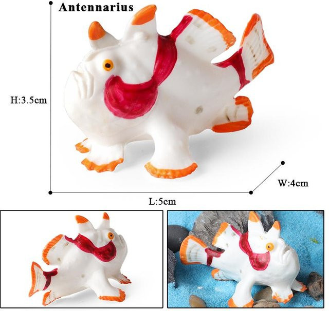 Oenux Meeres Tiere Clownfisch Goldfisch, Actionfiguren, ab 3 Jahren - Bild 1