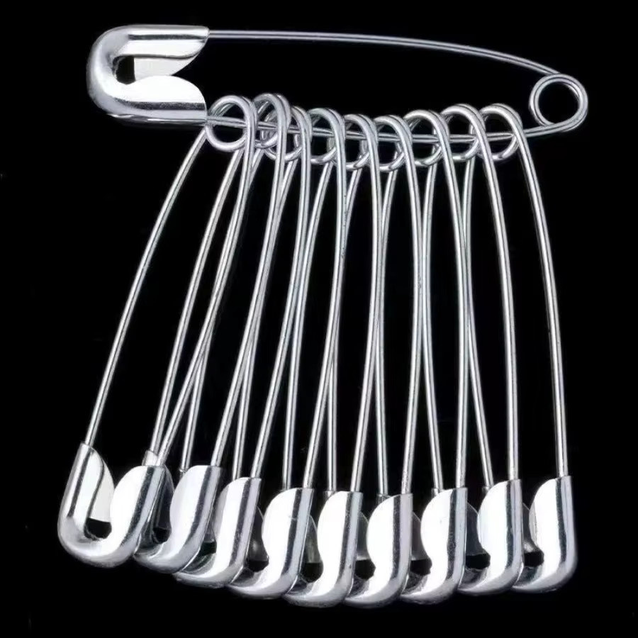 Mehrzweck Sicherheitsnadeln aus Metall in Silber für Kleidung und DIY-Dekoration - Bild 4