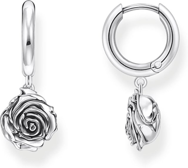 Thomas Sabo Creolen, 925 Silber, midnight rose, Damen - Bild 1