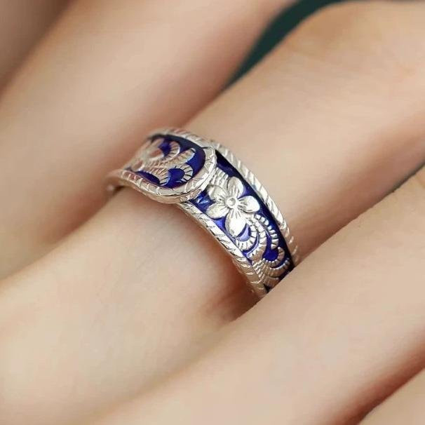 Ring 925 Silber, Vintage, Damen - Bild 1