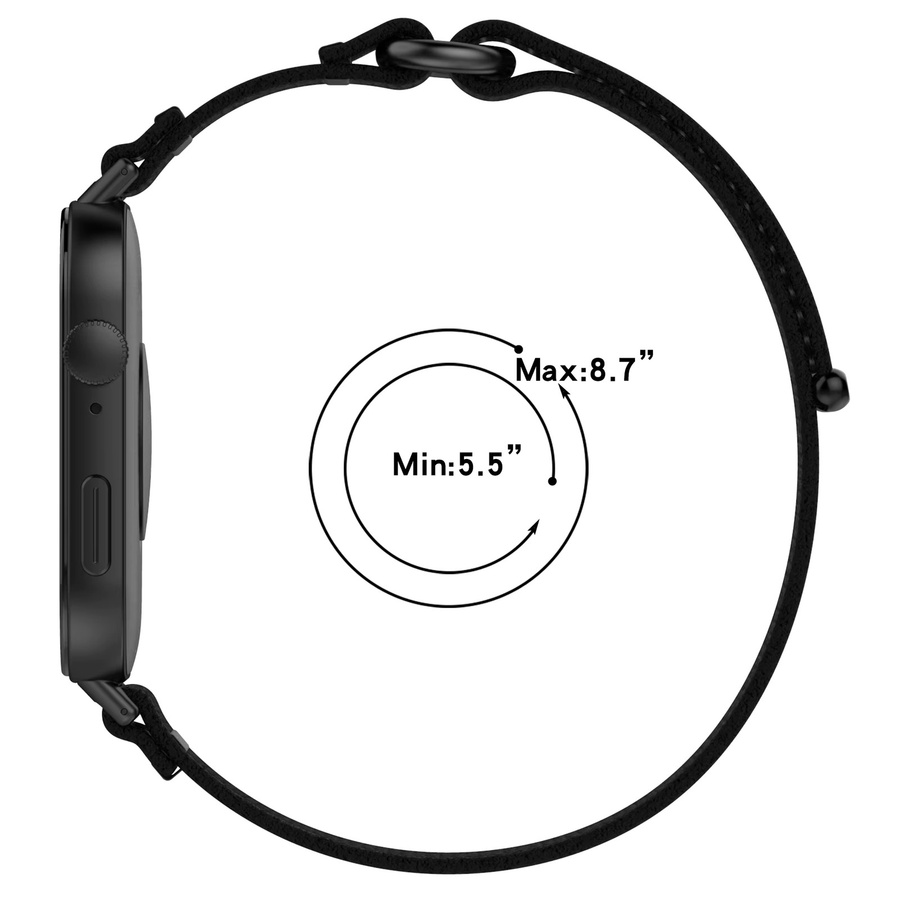 RMUTANE Uhrenarmband Trail Loop, Nylon, Schwarz, für Huawei Watch Fit 4 Pro - Bild 5