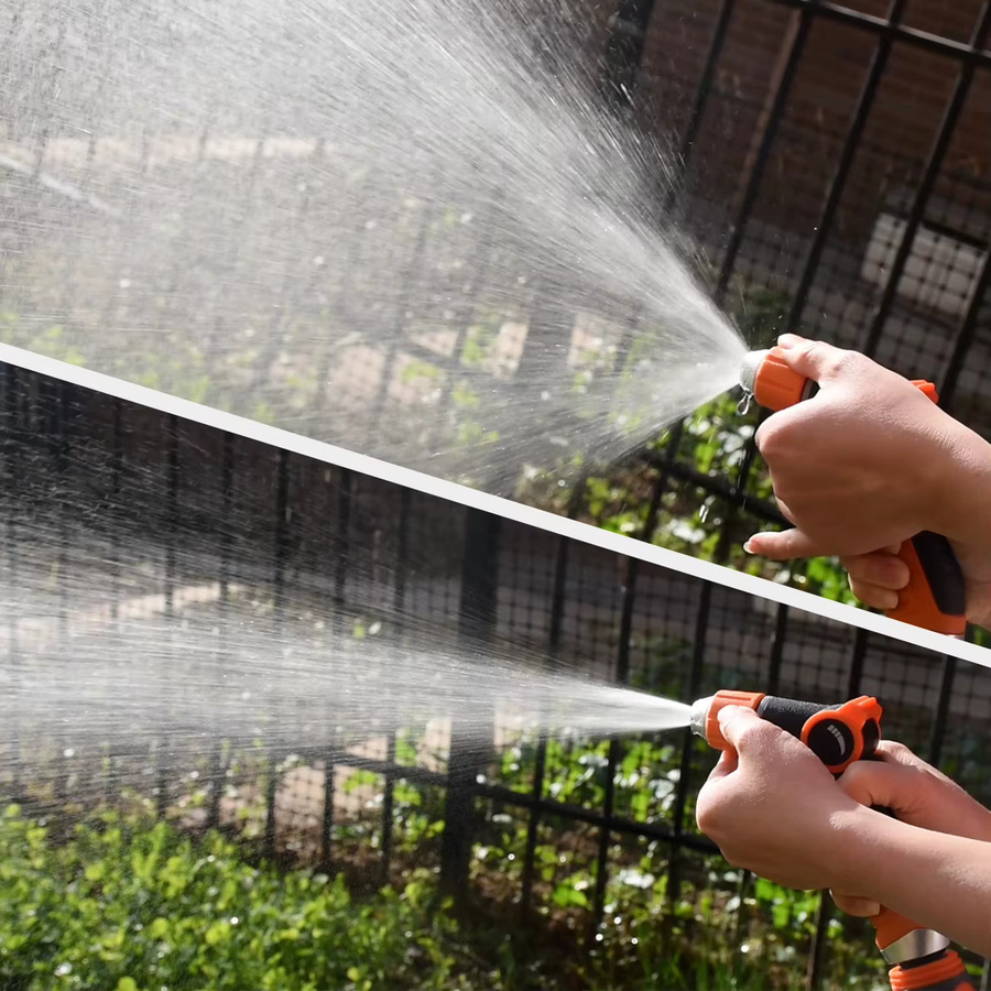 KESLA Hochdruck Garten Bewässerungspistole mit Schnellanschluss für 1/2 Zoll und 3/4 Zoll Schläuche in Orange - Bild 5
