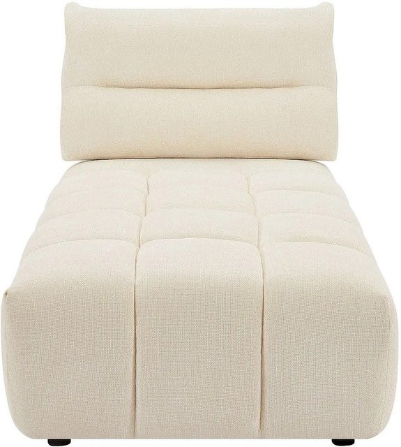 Vente-unique Recamiere Apoliu ohne Schlaffunktion in Beige mit einer Breite von 95 cm - Bild 1