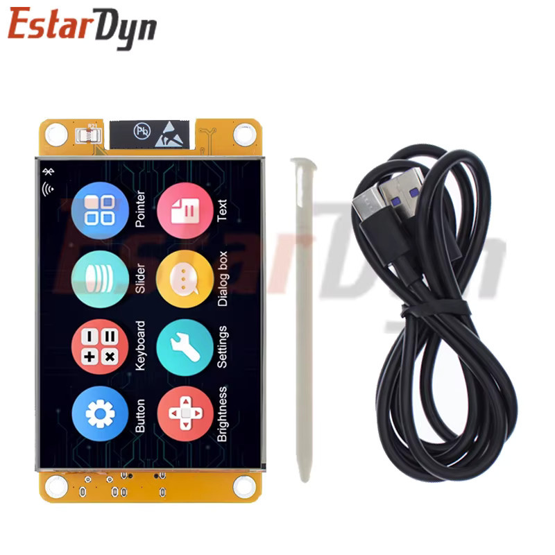 Estardyn ESP32 LVGL Entwicklungsboard mit 2,8 Zoll Smart Display, WLAN und Bluetooth, LCD TFT Modul mit Touchfunktion - Bild 3