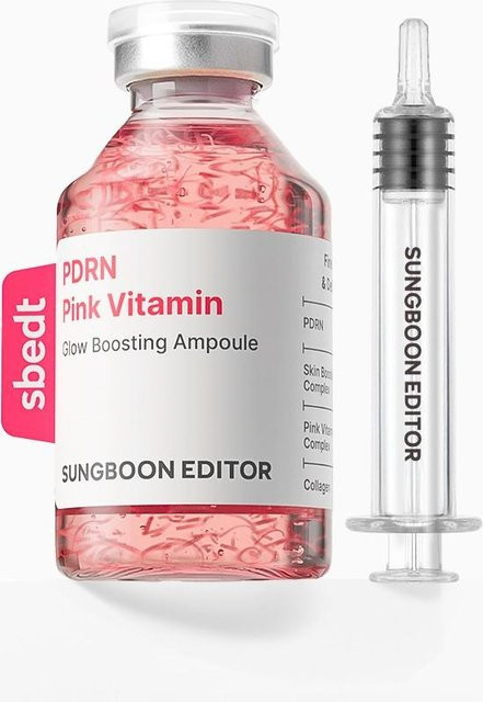 SUNGBOON EDITOR PDRN Pink Vitamin Glow Boosting Ampulle Serum, 40 ml - Bild 1
