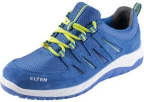 Elten Sicherheitshalbschuh Maddox Blue Low ESD S1P aus Leder in Blau/Grau, Größe 46 - Bild 1