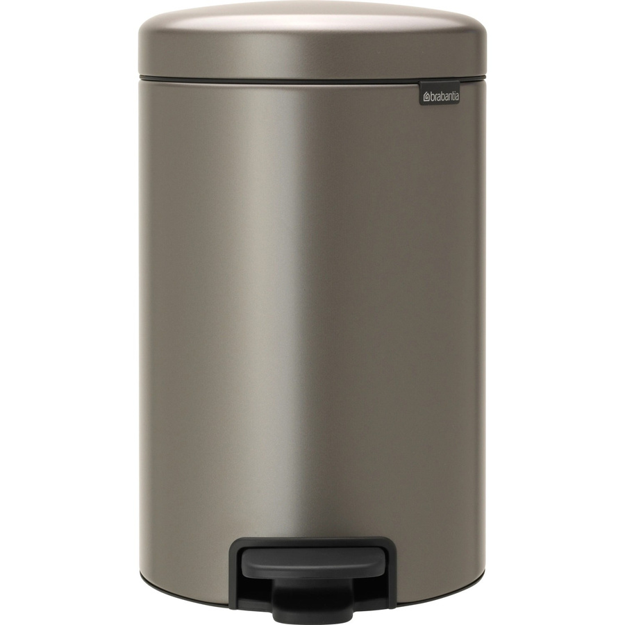 Brabantia Treteimer NewIcon Abfalleimer Platinum mit geräuschlosem Deckelverschluss, B/T/H: 43,0 x 32,0 x 1,0 cm - Bild 2