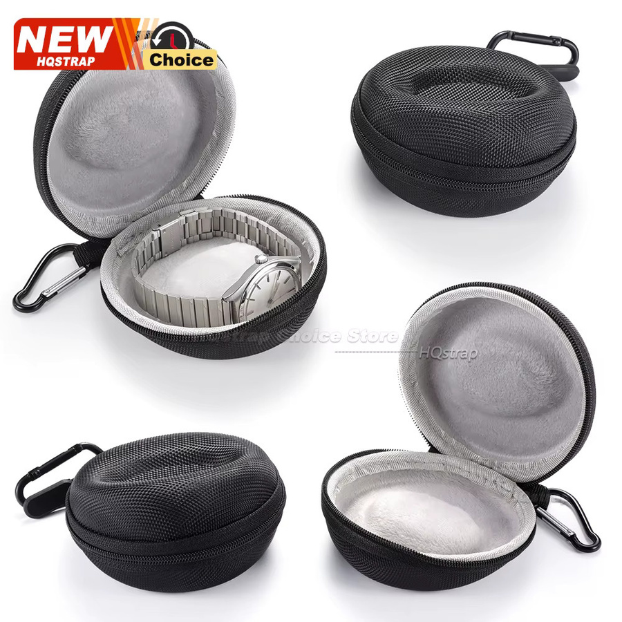 HQstrap Uhrenaufbewahrungsbox, Edelstahl, Schwarz, Unisex - Bild 2