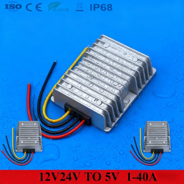 Waohei DC-DC Step Down Buck Converter Spannung Modul Netzteil Adapter in Silber - Bild 1