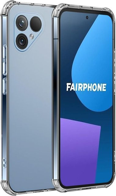 Stoßfeste TPU Schutzhülle für Fairphone 6 und Fairphone 5 in Transparent - Bild 1