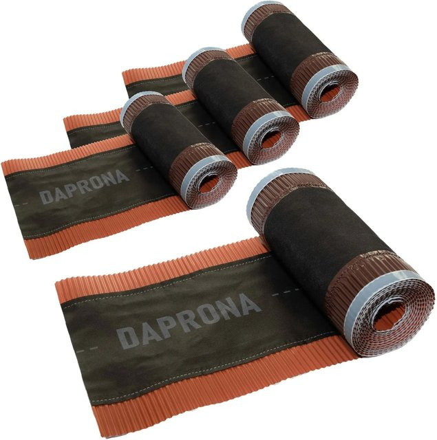 Daprona Firstband Alu Dachfirstabdichtung Rot, 4 x 5 m, Breite: 33 cm - Bild 1
