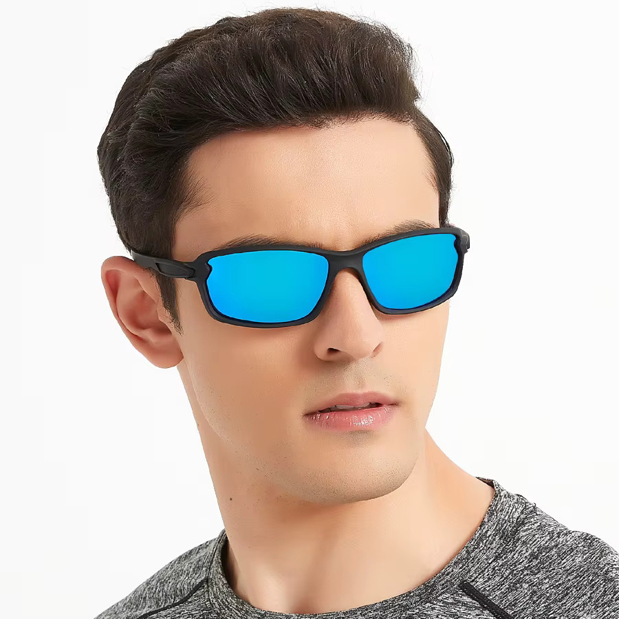 WSZ Sonnenbrille, Vollrand, rectangular, Kunststoff, black, Unisex - Bild 4