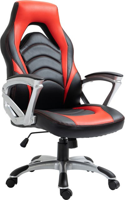 CLP Gaming Bürostuhl Foxton in Multicolour aus Kunstleder mit gepolsterten Armlehnen und Drehfunktion - Bild 1