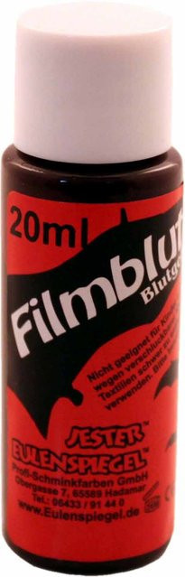 Eulenspiegel Filmblut, dunkelrot, 20 ml - Bild 1