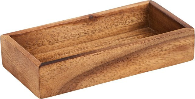 VEGA Schale Ruby aus Akazienholz in Braun, B/T/H: 20 x 10 x 4 cm - Bild 1
