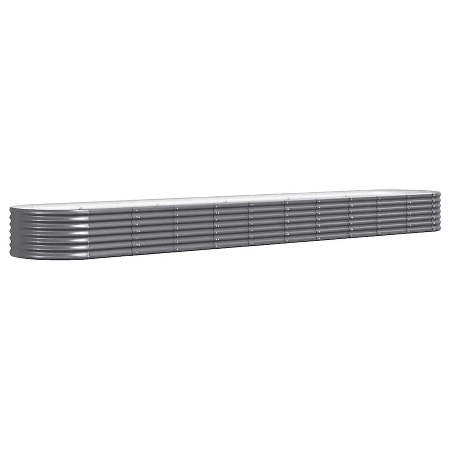 Furnicato Hochbeet aus verzinktem Stahl in Anthrazit B: 440 cm, T: 80 cm, H: 36 cm - Bild 2