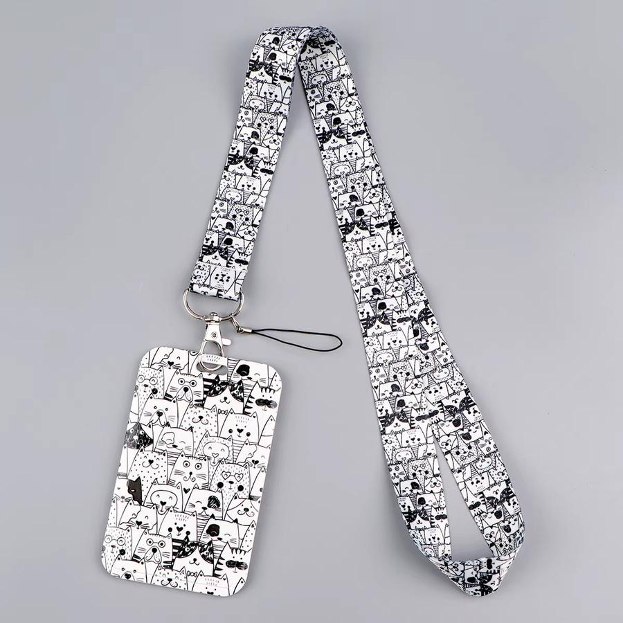 Ramulus Katzen-Ausweishalter, Lanyard, Unisex - Bild 2