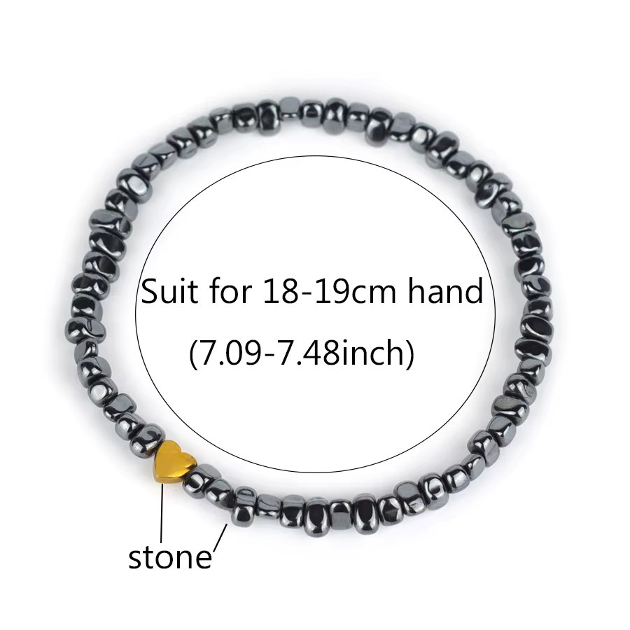 Noter Armband, Hämatit Perlen, Unisex, Bunt - Bild 4