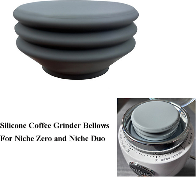 YUAN-ECT Silikonbalg für Niche Zero und Niche Duo Kaffeemühle als Bean Coffee Hopper Zubehör zur Reinigung von Kaffeerückständen - Bild 1