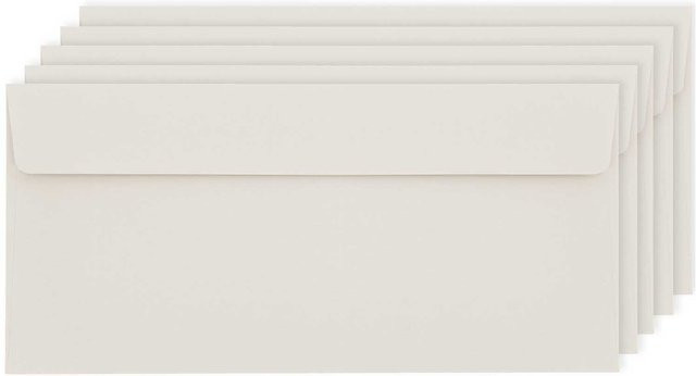 Rico Design Paper Poetry Luxury Umschläge DIN Lang Hellgrau - Bild 1