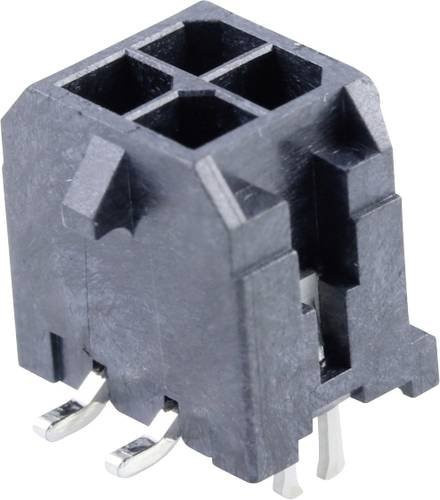 Molex Einbau-Stiftleiste Standard Schwarz mit 4 Polzahl und 3mm Rastermaß - Bild 1