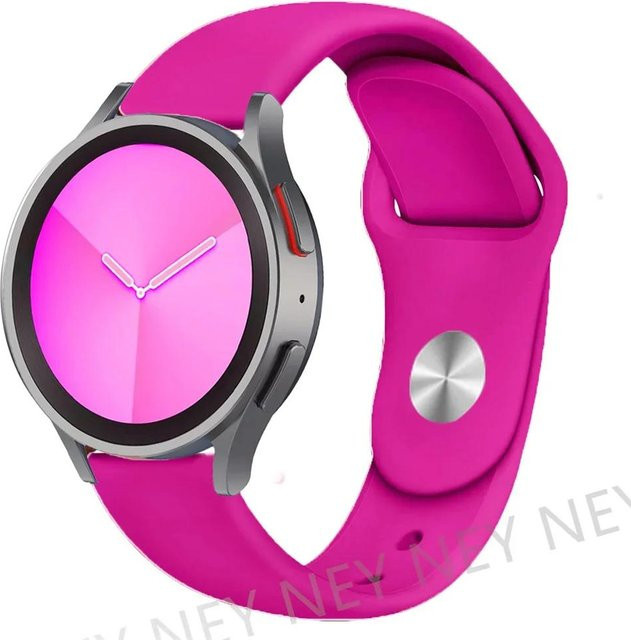 Uhrenarmband Silikon, Schwarz, Unisex - Bild 1