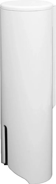 Fackelmann Wattepad-Spender Tecno Weiß B/H/T: 6,5 x 24 x 6,5 cm - Bild 1