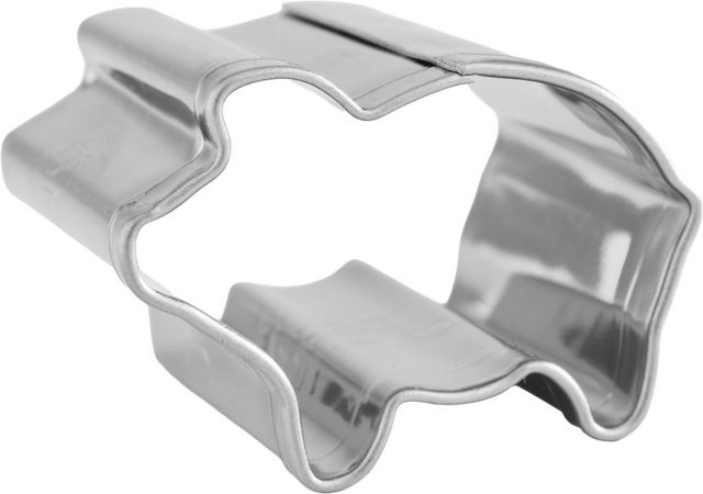 Birkmann Mini-Ausstechform Schweinchen aus Edelstahl, Silber, B/T/H: 2,8 x 2,8 x 2,5 cm - Bild 1