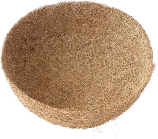 Proflora Kokoseinlage für Blumenampeln mit Tropfschutz, Braun, Durchmesser: 35 cm - Bild 1