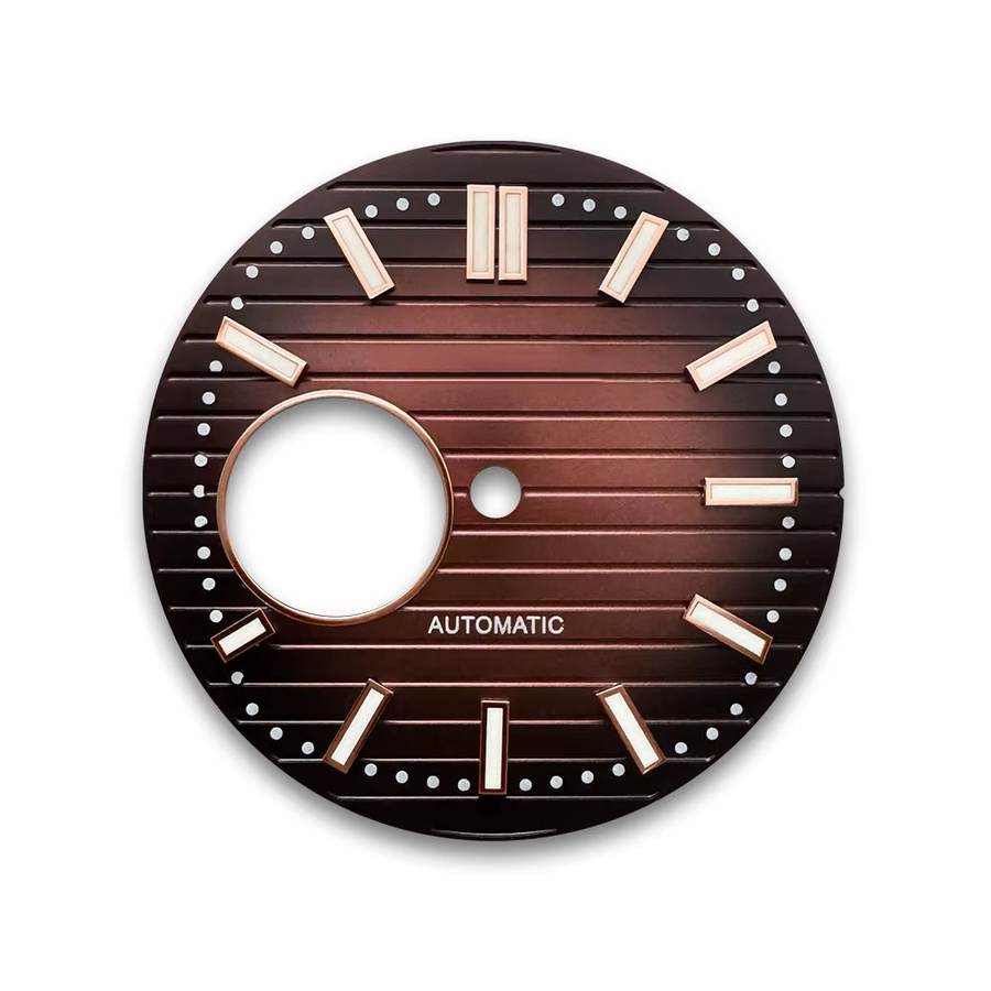 QUJING Zifferblatt, S-Logo-Hohlzifferblatt, 30,5 mm, Schwarz, Unisex - Bild 1